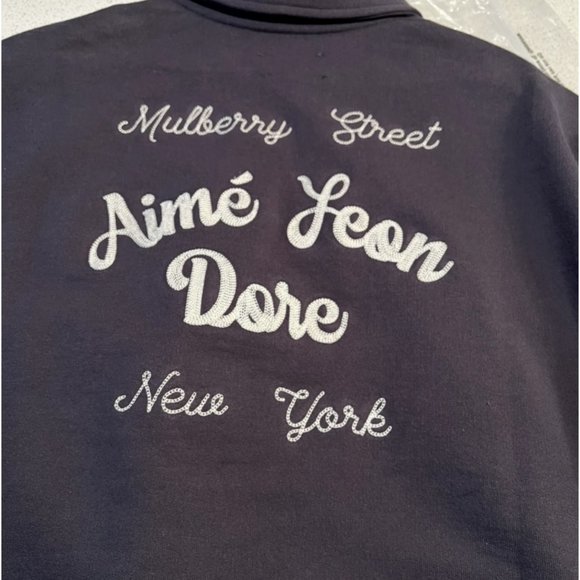 Aime Leon Dore Chain Stitch Quarter Zip Sweatshirt F/W 21 - Picture 1 of 5